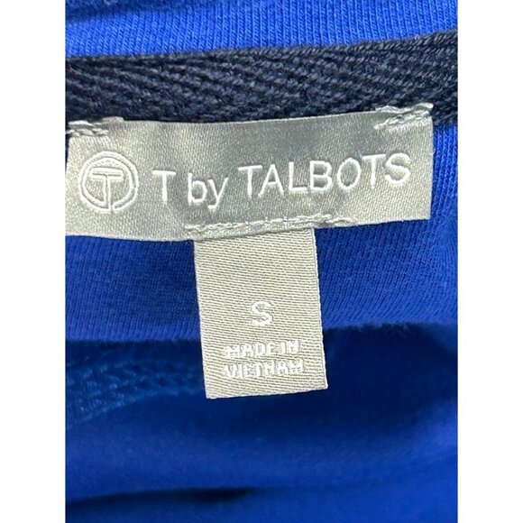 T By Talbots Small Vest Women's Blue Sleeveless Full-Zip - Picture 4 of 8